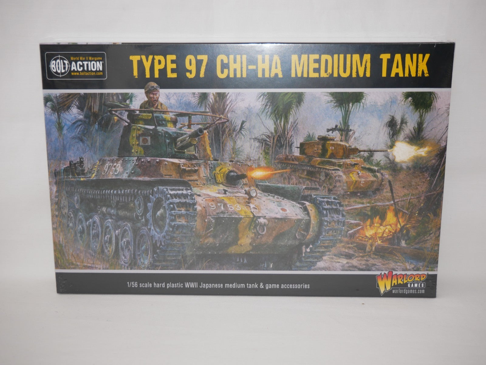 Warlord Games Bolt Action 1:56 Scale WWII Type 97 CHI-HA Medium Tank - 402016002