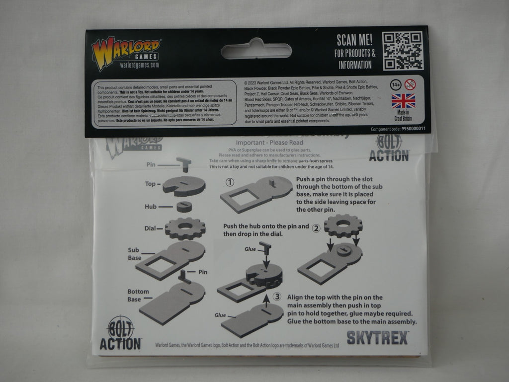 Warlord Games Bolt Action Laser Cut MFD Artillery Zeroing In Markers - 408800009
