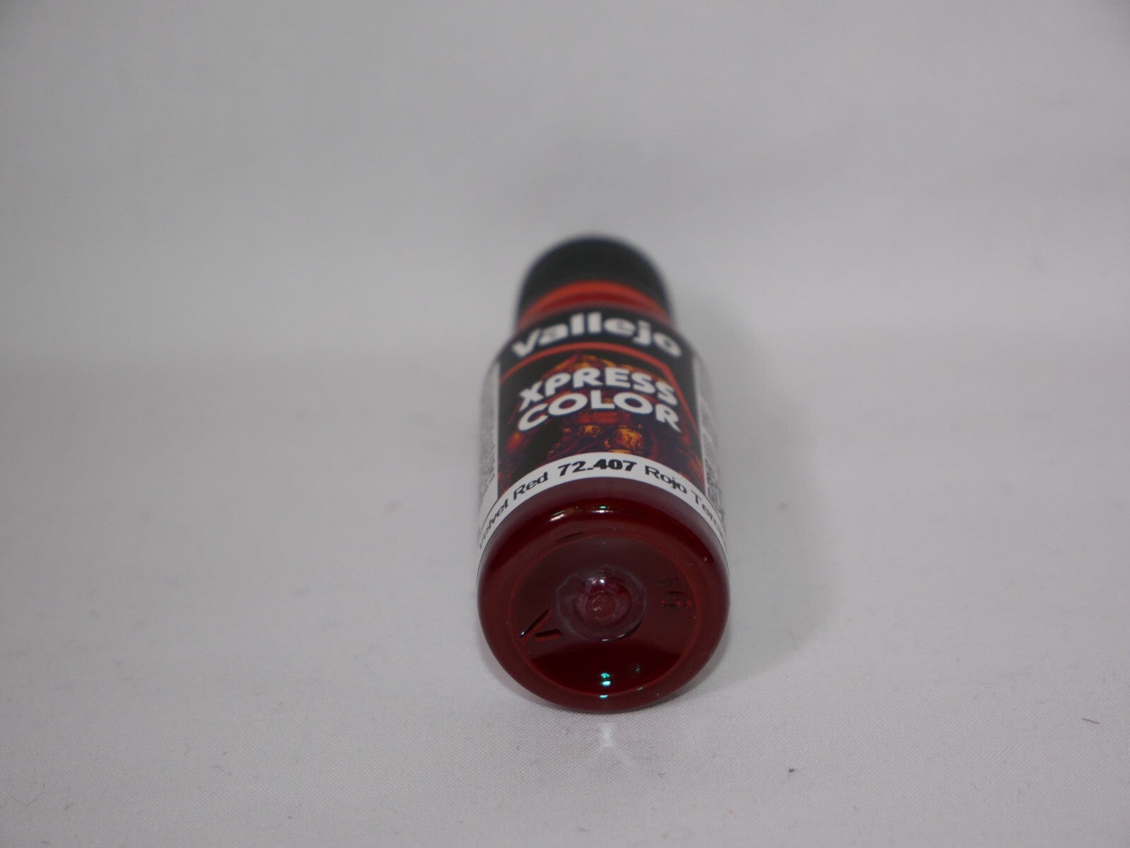 Vallejo Xpress Color Acrylics Velvet Red 18ml/0.6 fl oz Dropper Bottle - 72.407