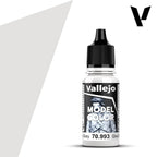 Vallejo Model Color White Grey Acrylic 18ml/0.60 fl oz Dropper Bottle - 70.993