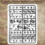 Victrix 28mm Scale Hard Plastic Medieval Warband (42) Miniatures Set - VXWB005