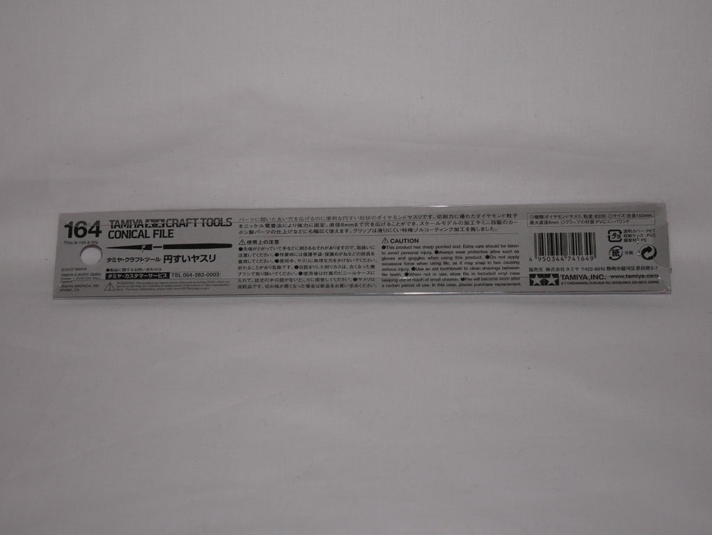 Tamiya Craft Tools Series 164 Conical Diamond File #200 Grade For Models - 74164