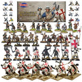 Victrix 28mm Scale Hard Plastic Medieval Warband (42) Miniatures Set - VXWB005