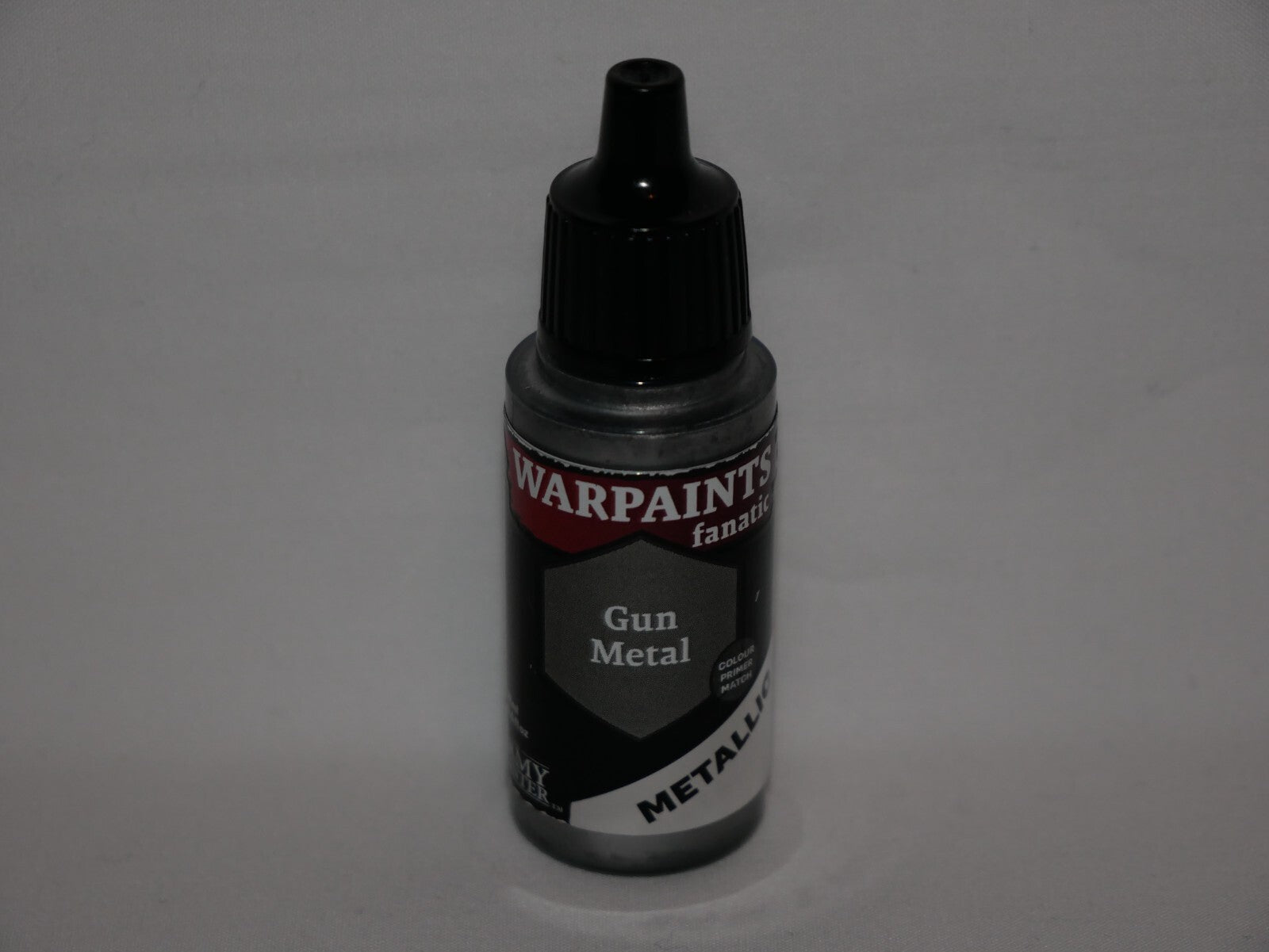 The Army Painter Warpaints Fanatic Gun Metal Metallic 18ml Dropper Bottle WP3193