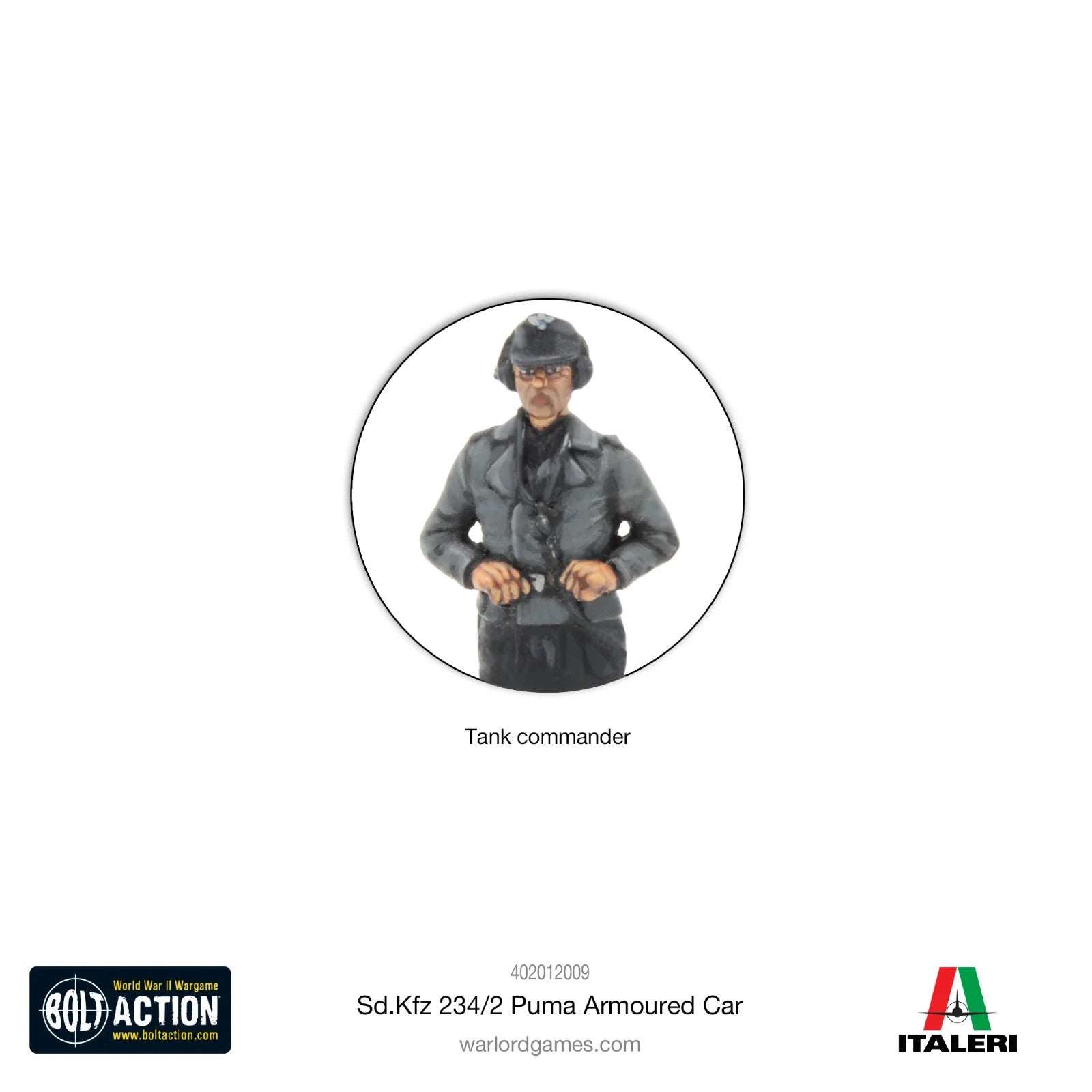 Warlord Games Bolt Action 1:56 Scale SD.KFZ 234/2 Puma Armoured Car - 402012009
