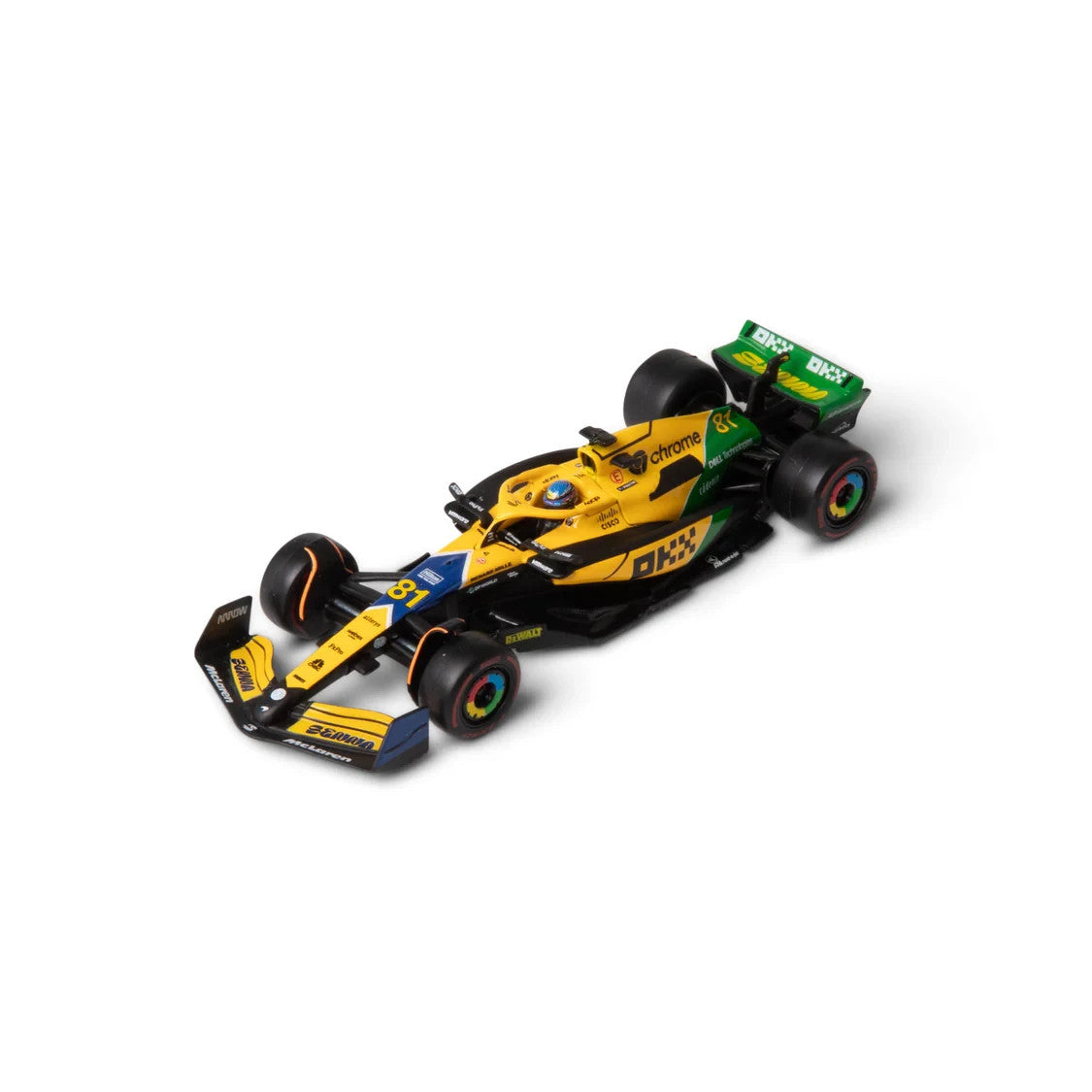 Burago 1:43 McLaren MCL38 Monaco Grand Prix 2024 No.81 Oscar Piastri #18-38215PS