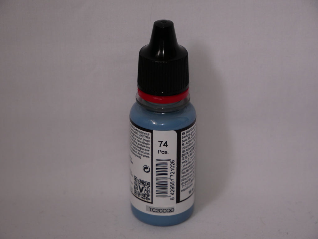 Vallejo Game Color Acrylic Range Steel Grey 18ml/0.6 fl oz Dropper Bottle 72.102