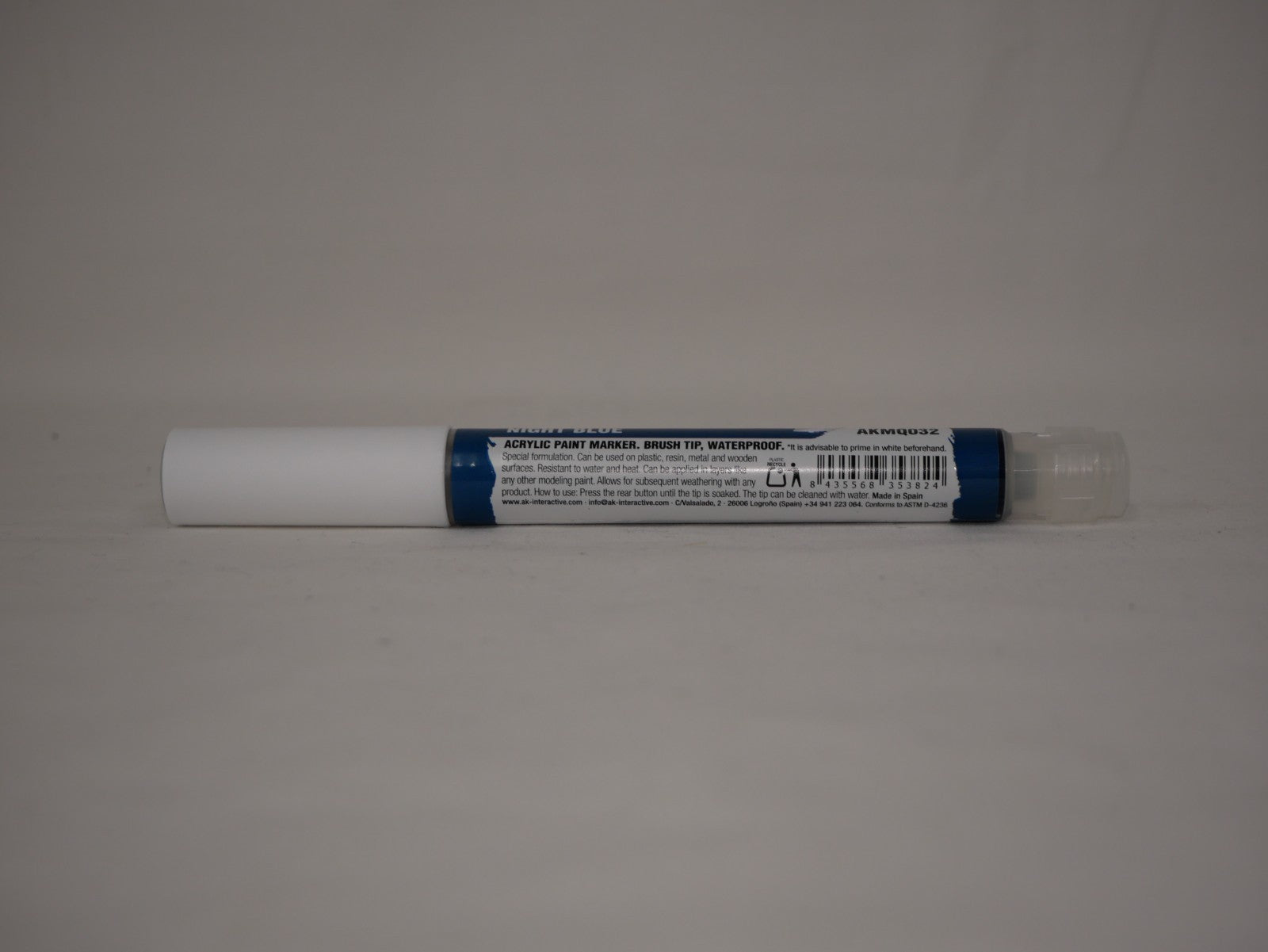 AK Interactive Acrylic Quick Gen Markers For Tabletop Wargaming Night Blue - AKMQ032