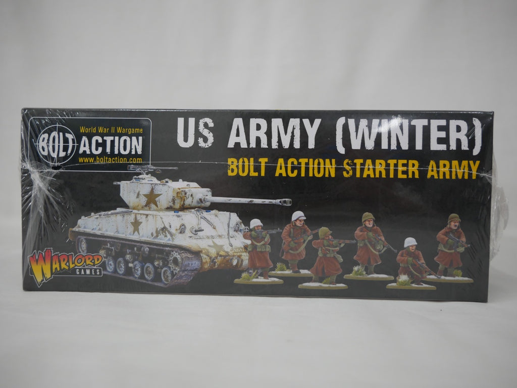 Warlord Game Bolt Action 1:56 Scale WWII US Army (Winter) Starter Army Set - 402613003
