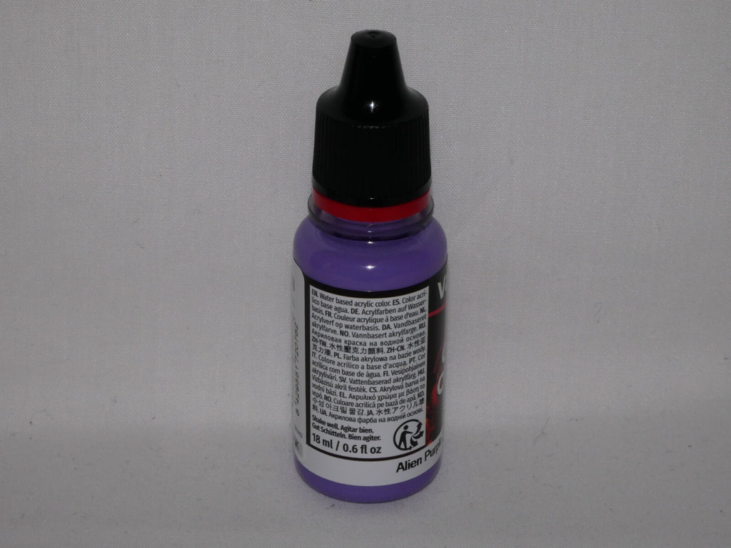 Vallejo Game Color Acrylics Alien Purple 18ml/0.6 fl oz Dropper Bottle - 72.076