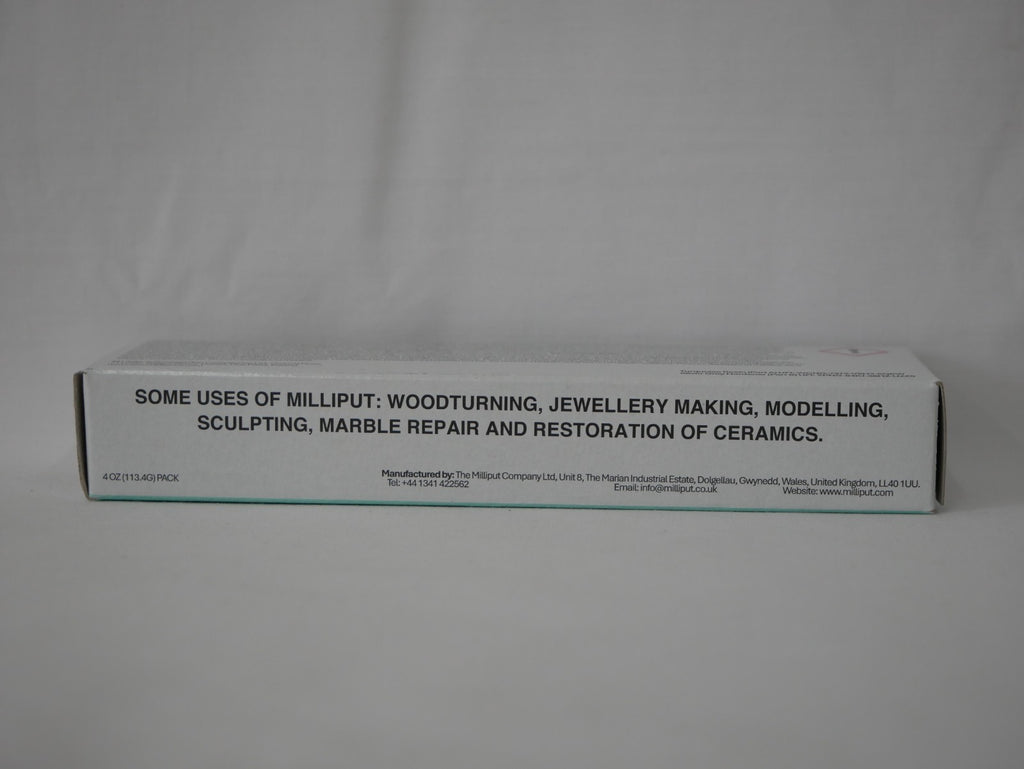 Milliput Turquoise Blue Two Part Specially Formulated Epoxy Putty (113.4g) Pack - MILLTB