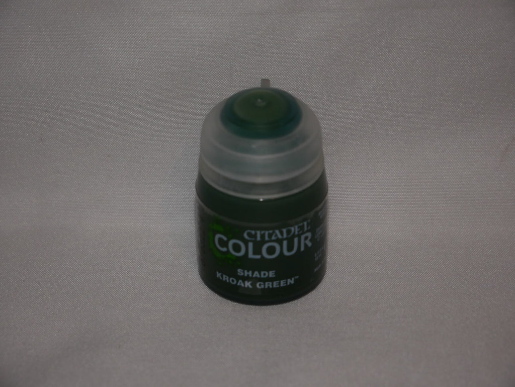 Games Workshop Citadel Colour Shade Kroak Green 18ml/0.60 fl oz Paint Pot 24-29