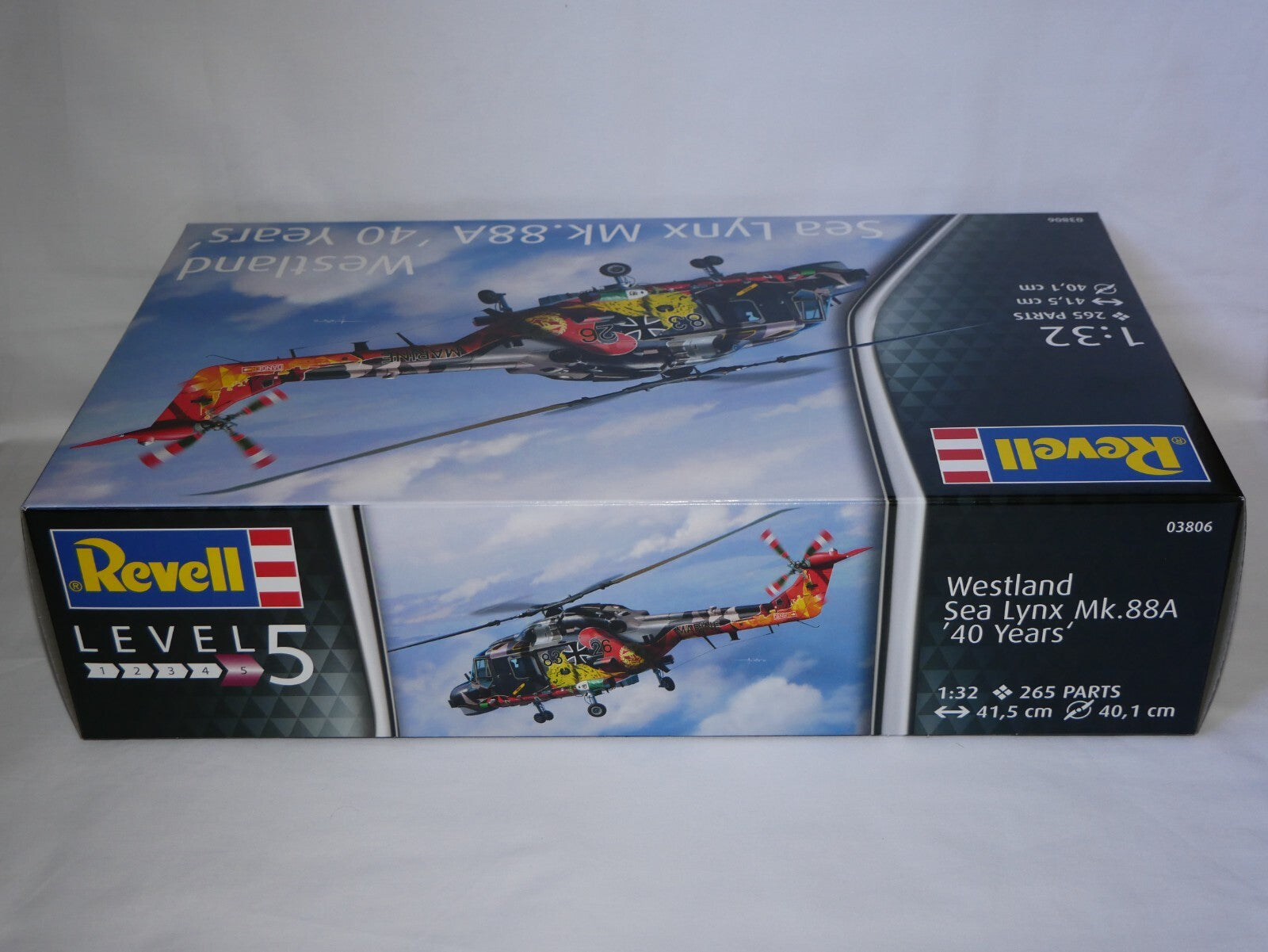 Revell 1:32 Westland Sea Lynx MK.88A Helicopter '40 Years' Skill Level 5 - 03806