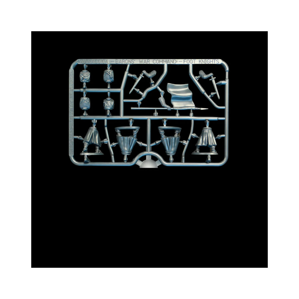 Wargames Atlantic The Barons' War 28mm Foot Knight Command (1150-1320) - WAAAC010