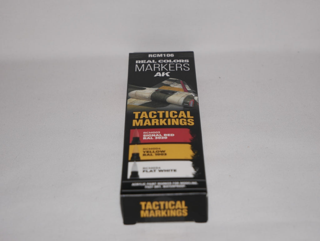 AK Interactive Real Color Acrylic Markers Tactical Markings 3 Piece Set - RCM106