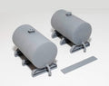 Knightwing "OO/HO" Lineside Range Storage Tanks X2 Approx 55mm (14ft) - PM141