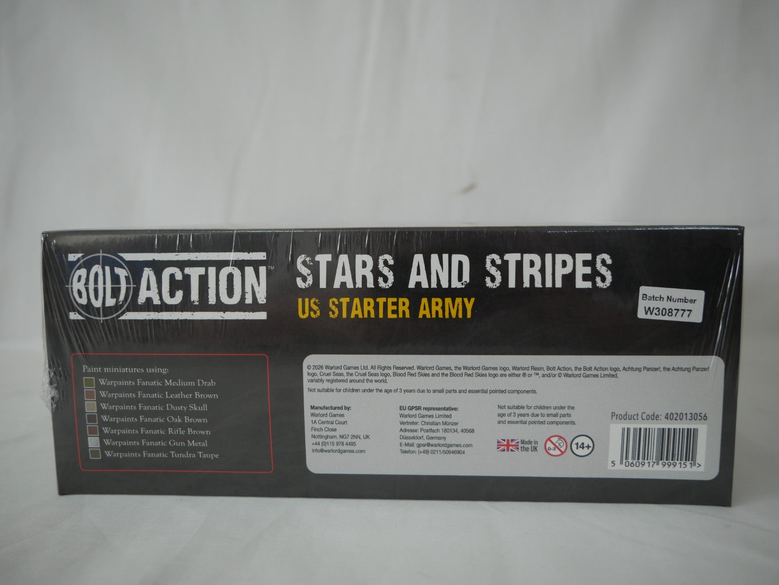 Warlord Games Bolt Action 1:56 Stars And Stripes US Starter Army Set - 402013056