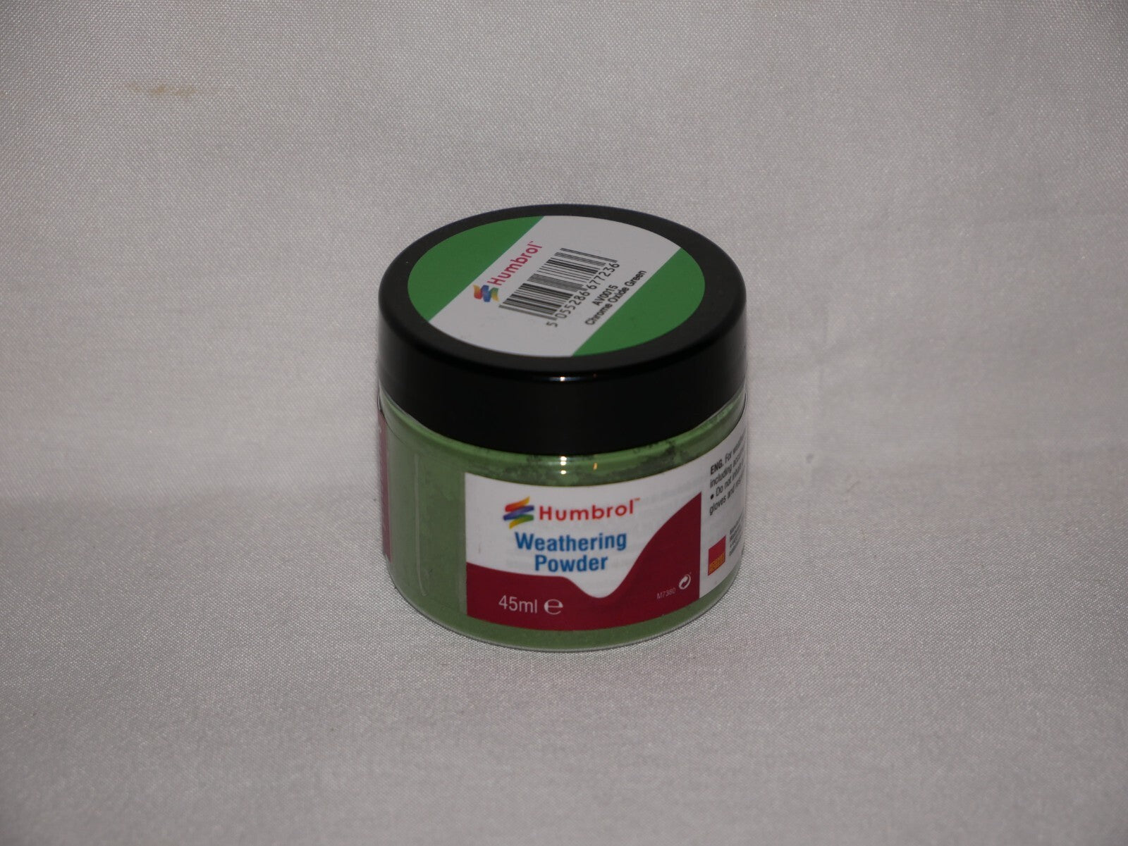 Humbrol Chrome Oxide Green Weathering Powder 45ml Plastic Tub For Models - AV0015