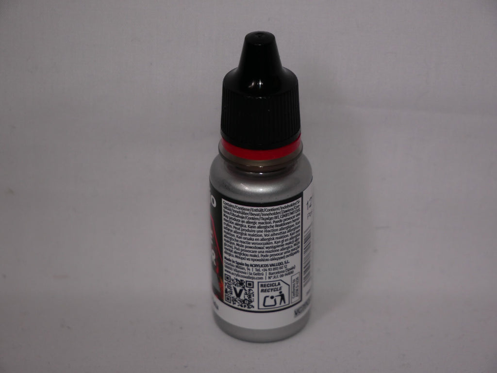 Vallejo Game Color Acrylic Metallic Silver 18ml/0.6 fl oz Dropper Bottle 72.052