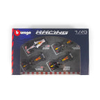 Burago 1:43 Oracle Redbull Racing Max Verstappen Champion 4 Car Set - #18-38092