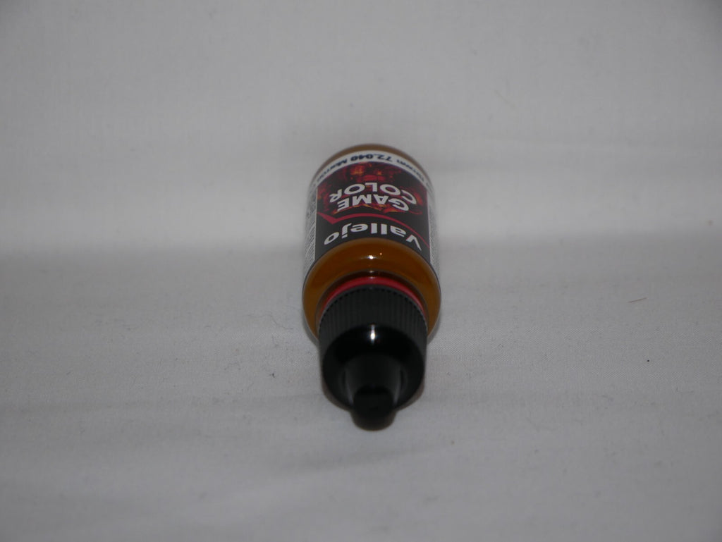 Vallejo Game Color Acrylics Leather Brown 18ml/0.6 fl oz Dropper Bottle - 72.040