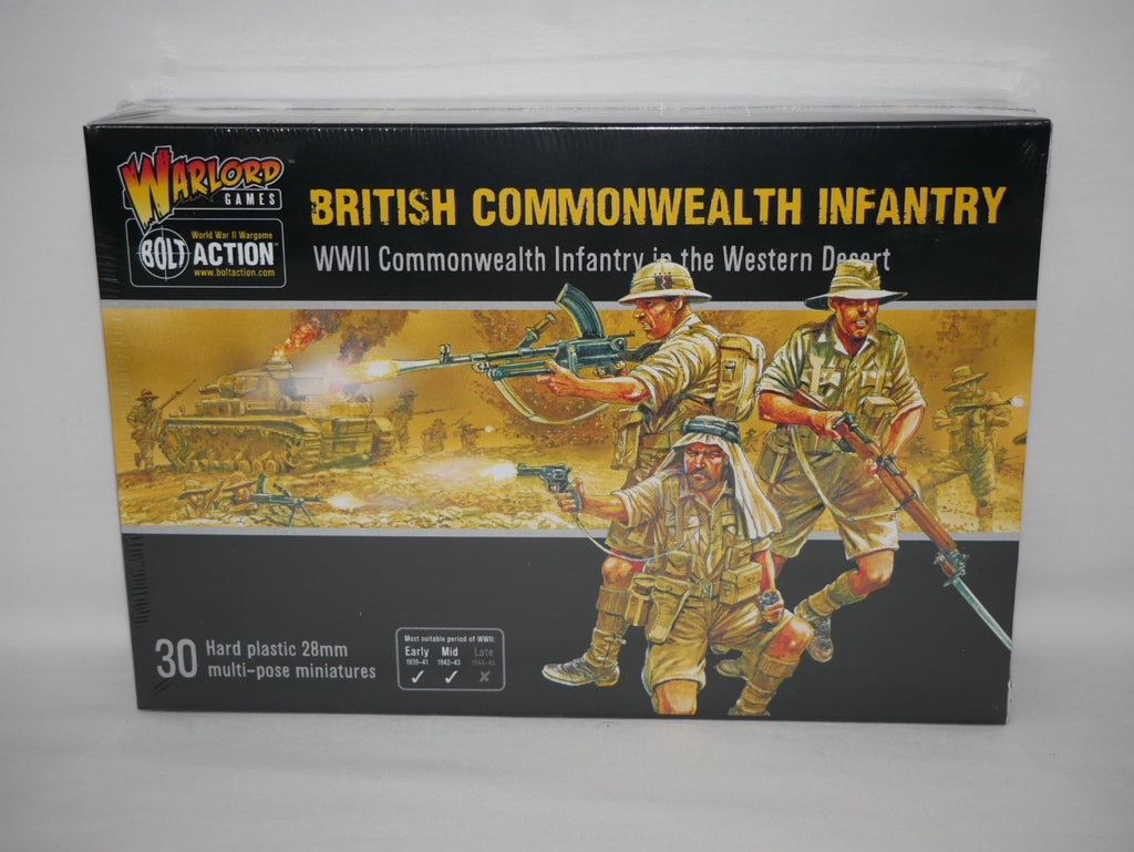 Warlord Games Bolt Action 1:56 Scale British Commonwealth Infantry - 402011017