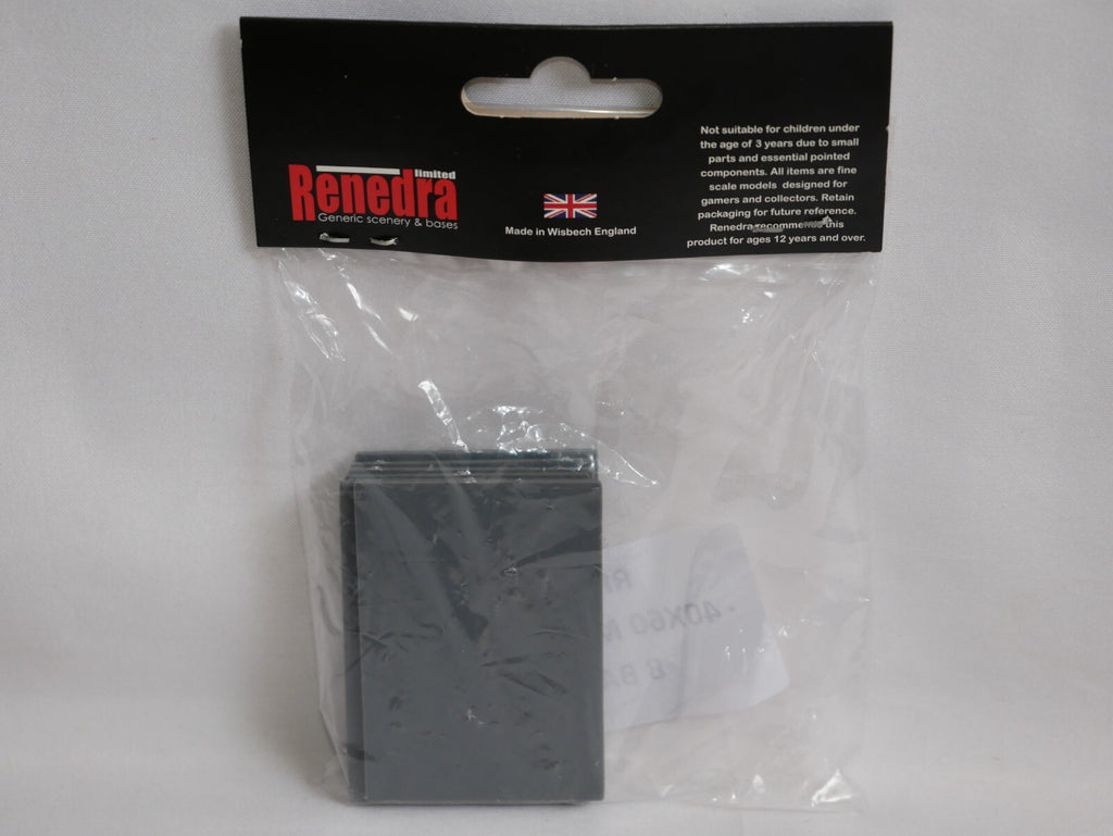 Renedra Limited Generic Scenery & Bases 40 x 60mm Bases 8 Per Pack - RN4060
