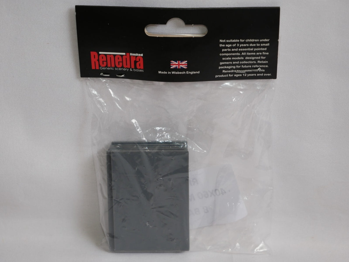 Renedra Limited Generic Scenery & Bases 40 x 60mm Bases 8 Per Pack - RN4060
