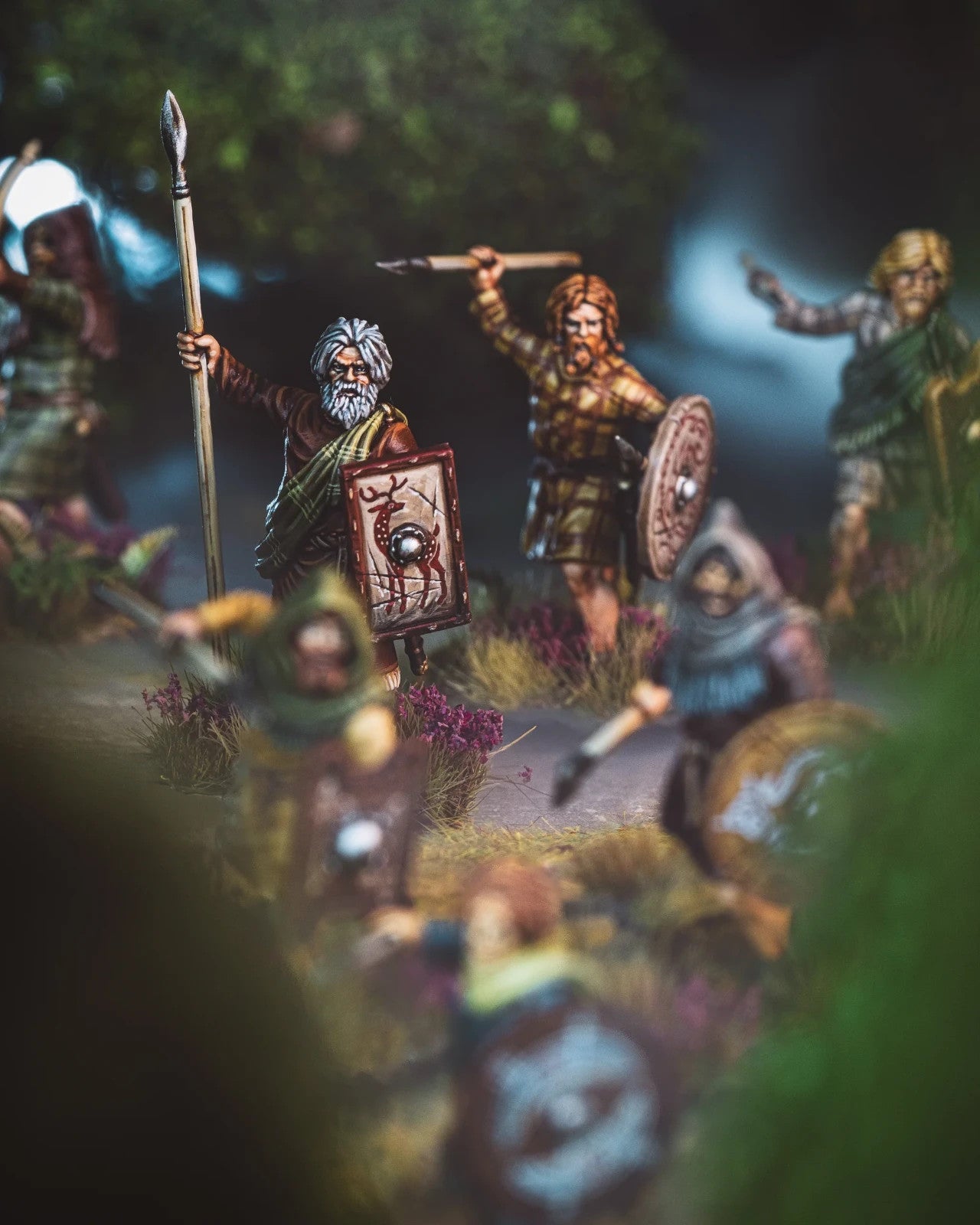 Victrix Warriors Of The Dark Ages 28mm Hard Plastic Scots/Picts Warriors - VXDA019