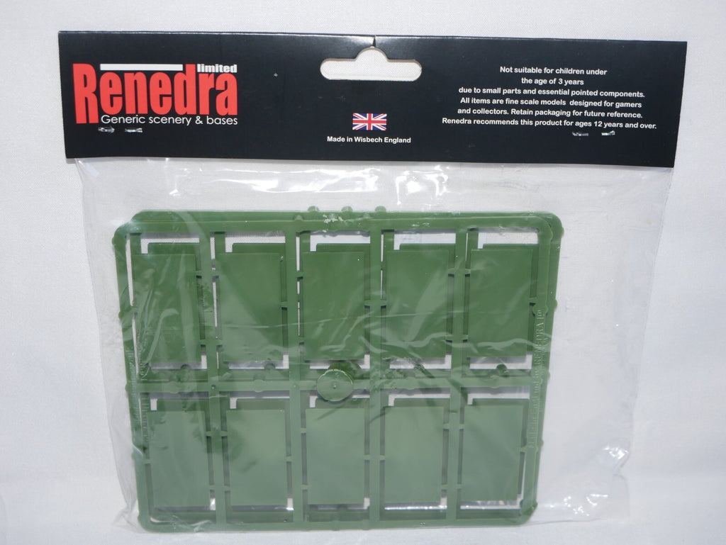 Renedra Limited Generic Scenery & Bases 20 x 40mm Bases 20 Per Pack - RN2040