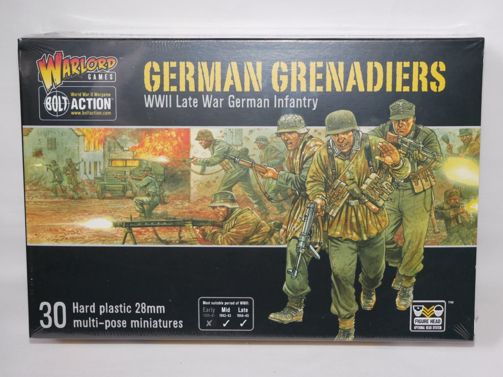 Warlord Games Bolt Action 1:56 German Grenadiers WW2 Late War Infantry WGB-WM-09