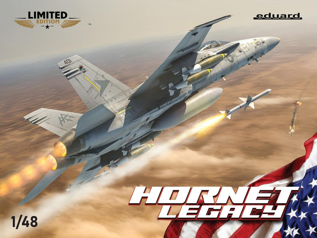 Eduard 1:48 Scale McDonnell Douglas F/A-18C Hornet Legacy Limited Edition 11195