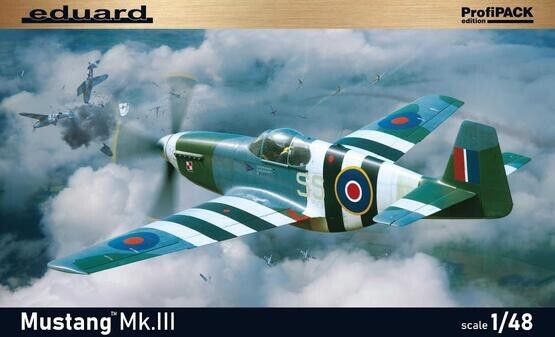 Eduard 1:48 Scale North American Mustang Mk.III ProfiPACK Edition Kit - 82109
