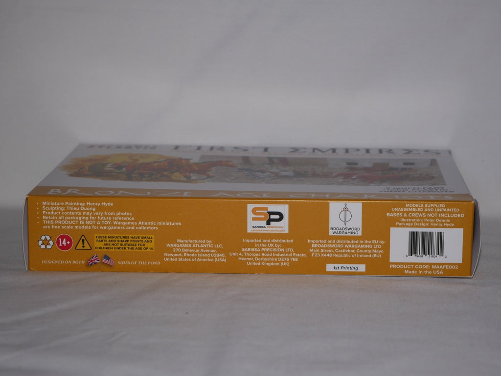 Wargames Atlantic First Empires 28mm Hard Plastic Bronze Age Chariots - WAAFE002
