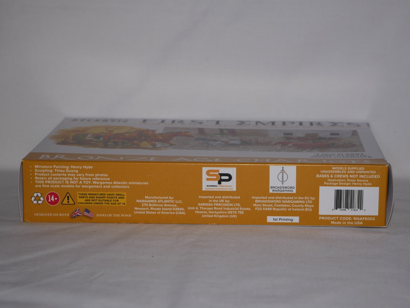 Wargames Atlantic First Empires 28mm Hard Plastic Bronze Age Chariots - WAAFE002