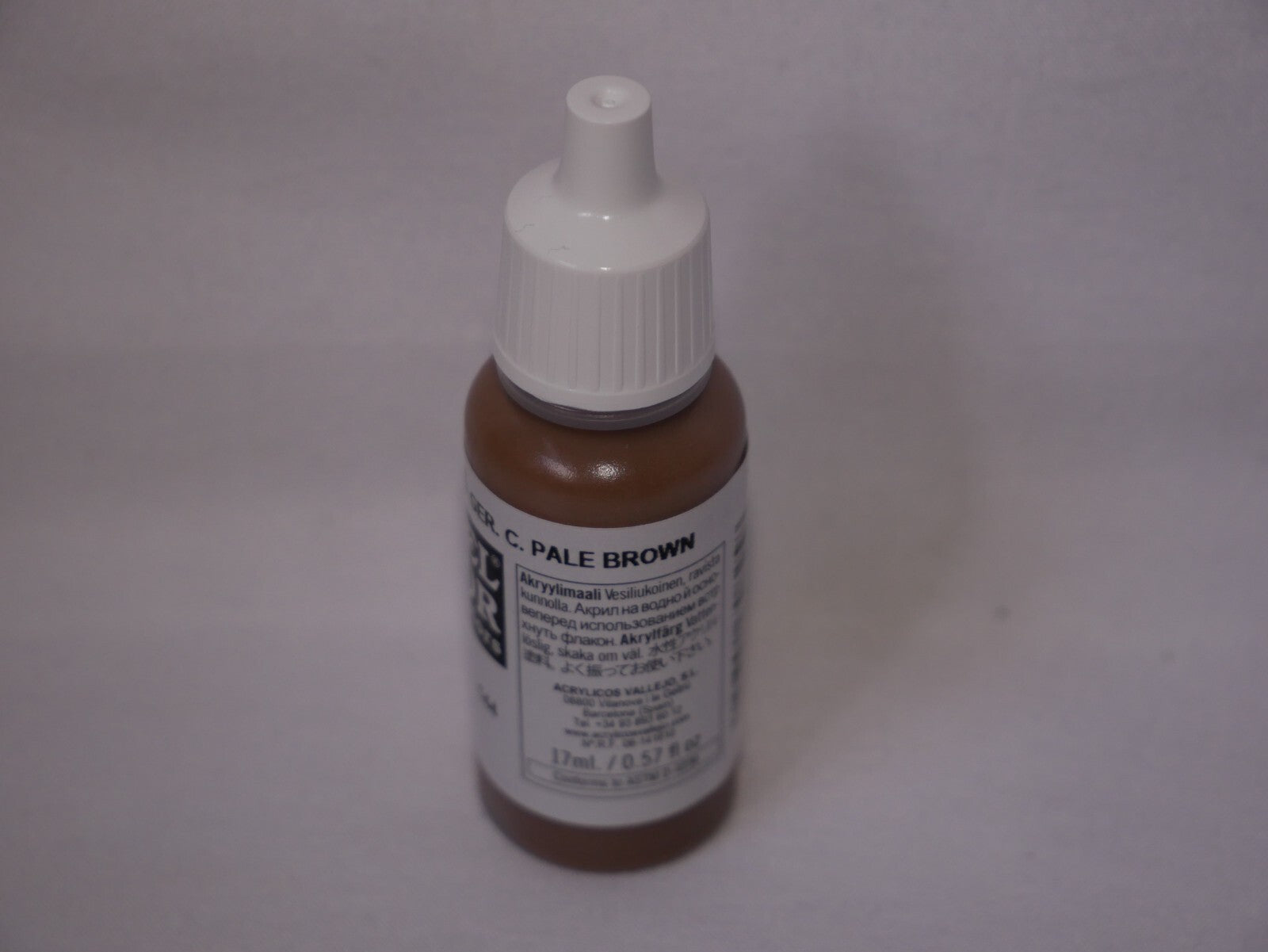 Vallejo Model Color German Camouflage Pale Brown Acrylic 17ml Dropper 70.825