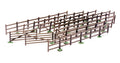 Dapol Kitmaster  "OO/HO" Fences & Gates (8 Strips) C023