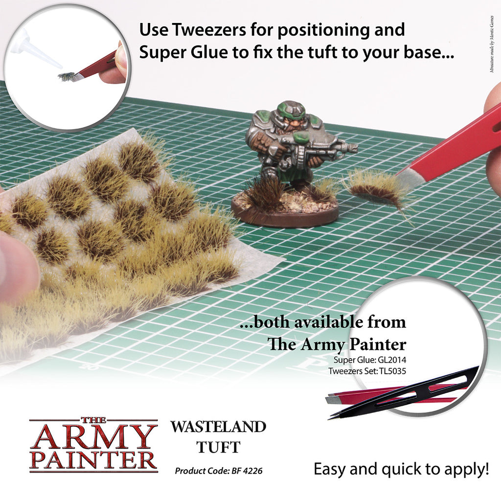 The Army Painter Battlefields Wasteland Tufts For Wargaming (77) Per Pack BF4226