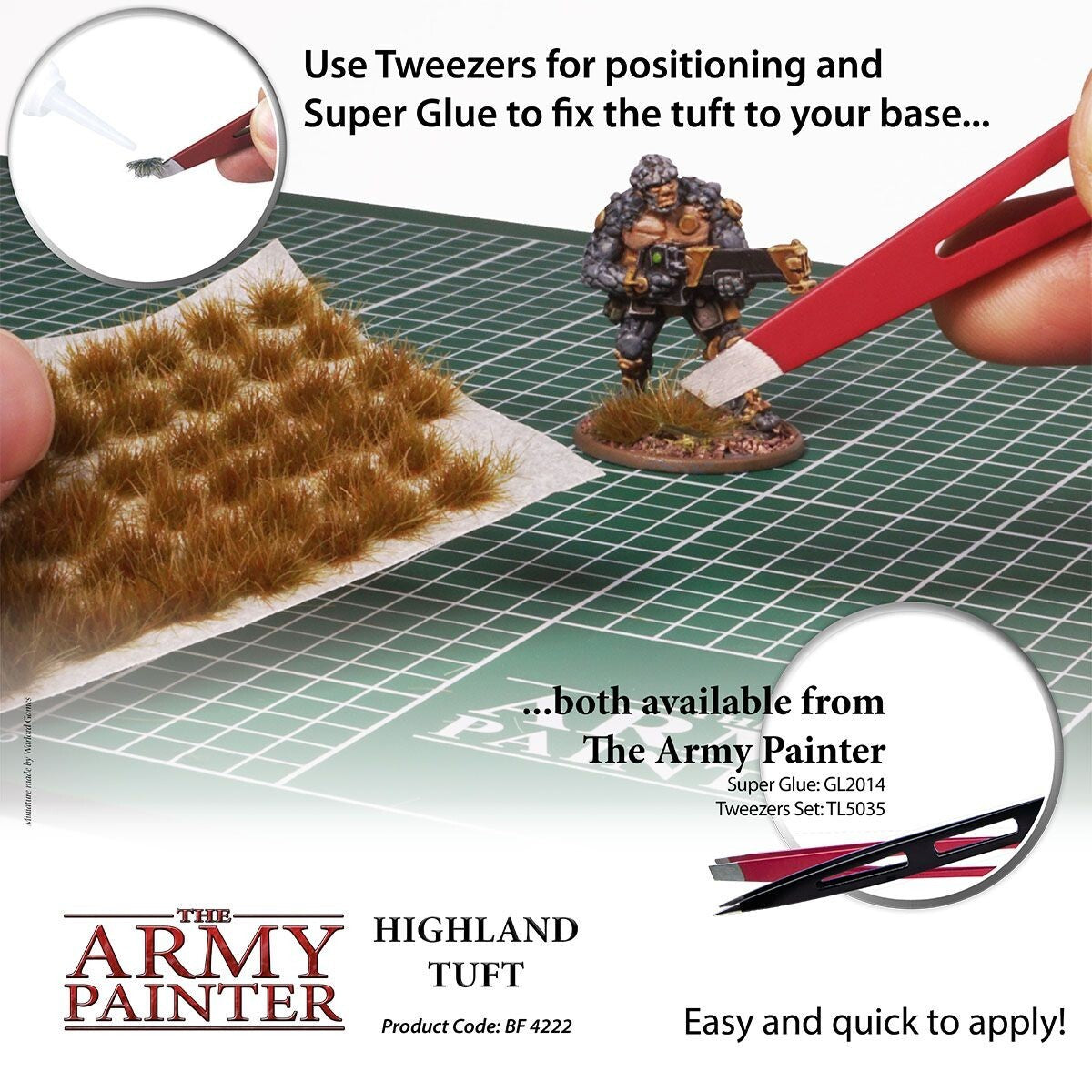 The Army Painter Battlefields Highland Tufts For Wargaming (77) Per Pack BF4222