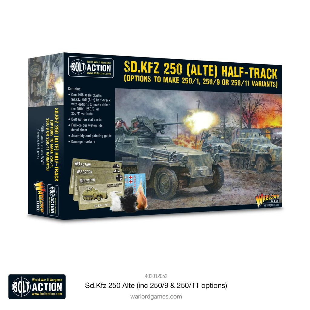 Warlord Games Bolt Action 1:56 Scale WWII SD.KFZ 250 (ALTE) Half-Track - 402012052