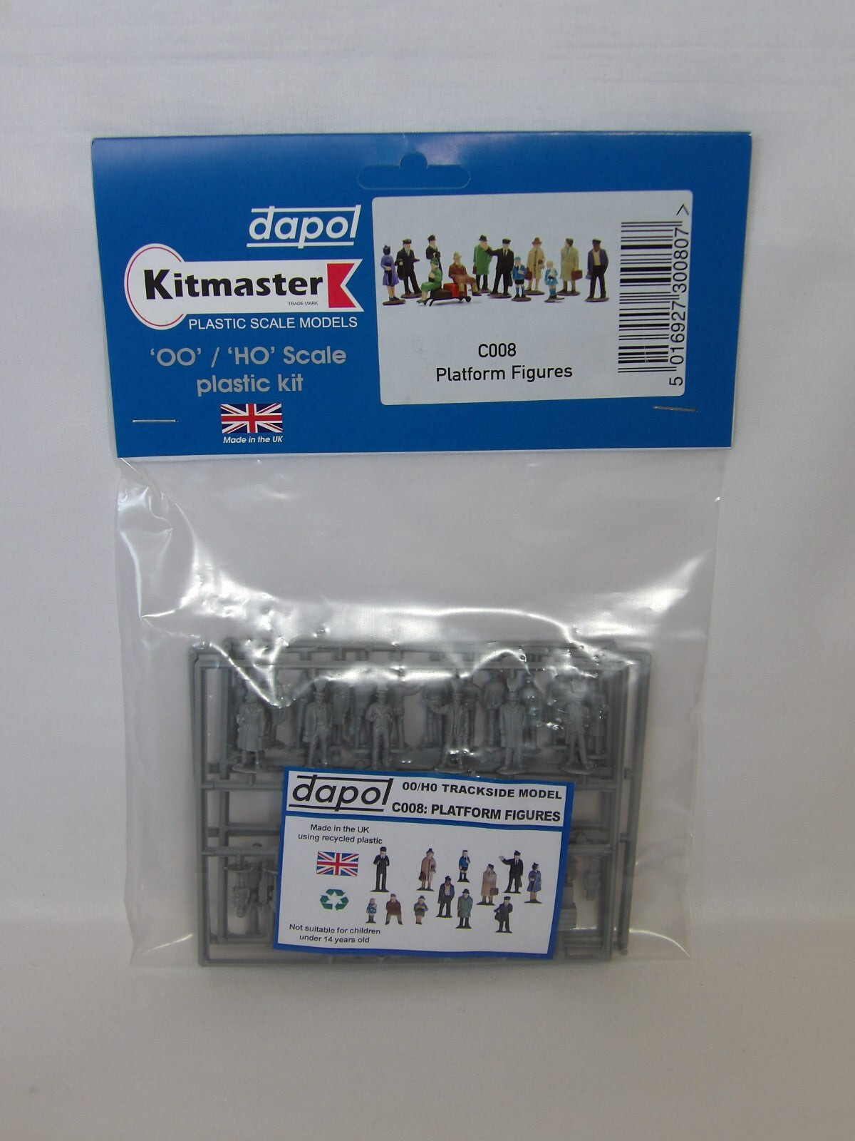Dapol Kitmaster OO/HO Set of 36 Railway Platform Figures In Various Poses C008