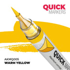 AK Interactive Acrylic Quick Gen Markers For Tabletop Games Warm Yellow - AKMQ005