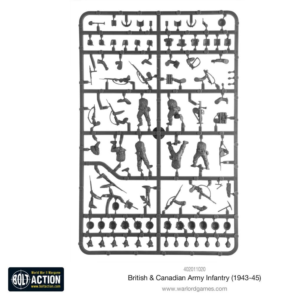 Warlord Games Bolt Action 1:56 WWII British & Canadian Army Infantry - 402011020