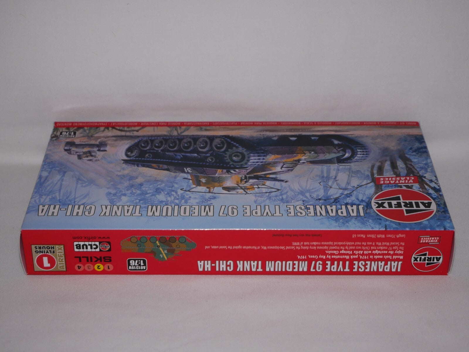 Airfix Vintage Classics 1:76 Japanese Type 97 Medium CHI-HA Tank Level 2 A01319V
