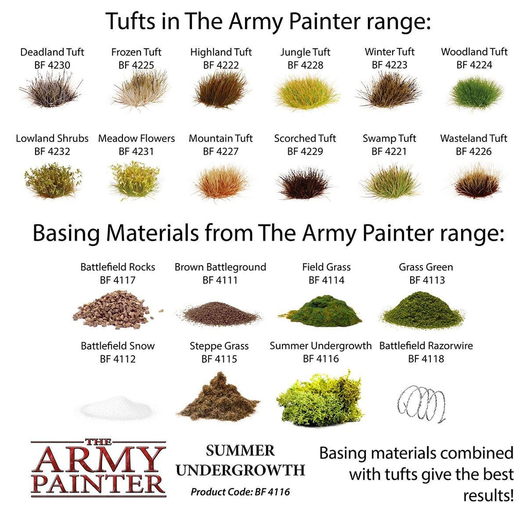 The Army Painter Battlefield Summer Undergrowth For Mini Bases 150ml Tub BF4116