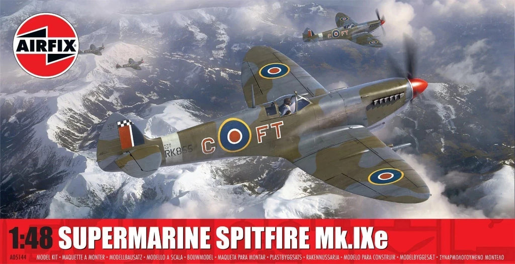 Airfix 1:48 Scale WWII Supermarine Spitfire Mk.IXe Model Skill Level 2 - A05144