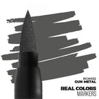 AK Interactive Real Colors Acrylic Fast Drying Marker Pens Gun Metal - RCM032