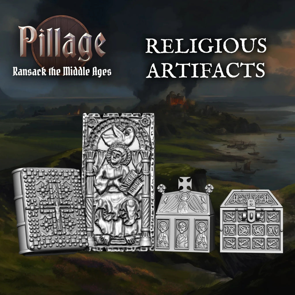 Victrix Pillage Ransack The Middle Ages 28mm Scale Treasure & Chests - VXE011