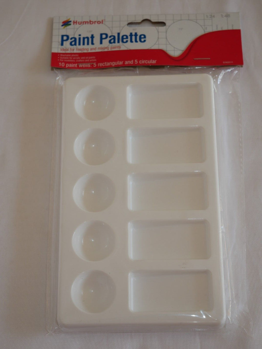 Humbrol Paint Palette For Wargaming & Hobby Painting (10 Paint wells) - AG5111