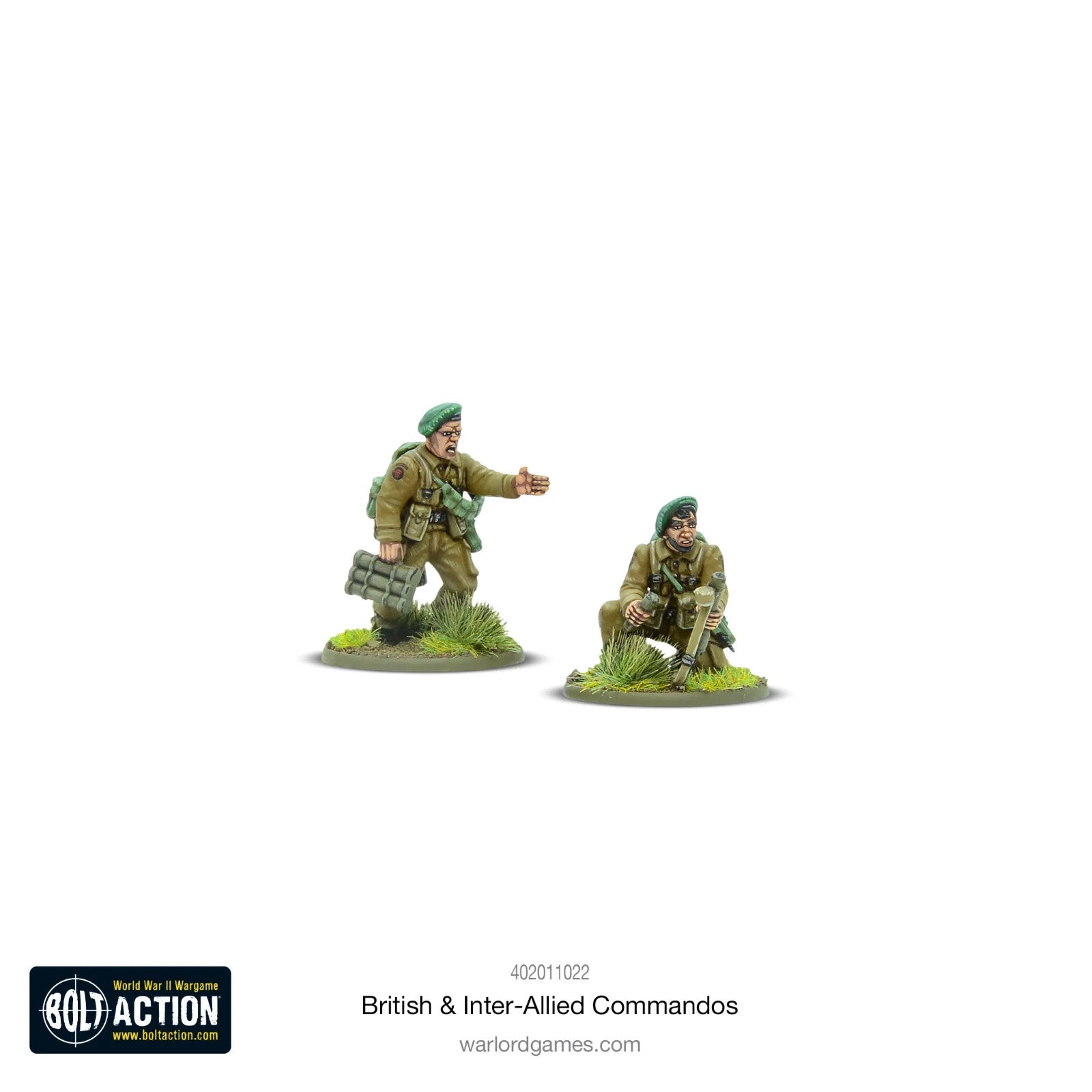 Warlord Games Bolt Action 1:56 Scale British & Inter-Allied Commandos 402011022